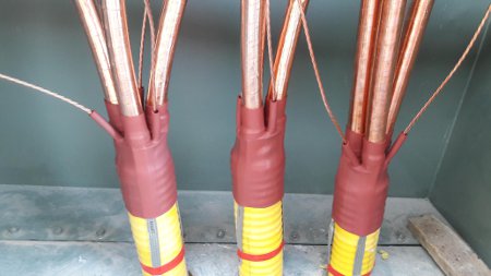 4.8kV MV Medium Voltage 500/35sqmm  6 Core Corrugated Cable Termination